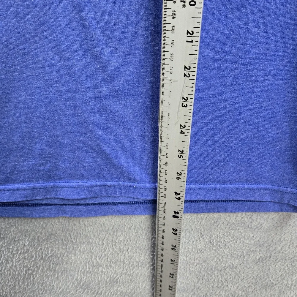 The North Face Men Shirt M Blue Logo Short Sleeve READ
